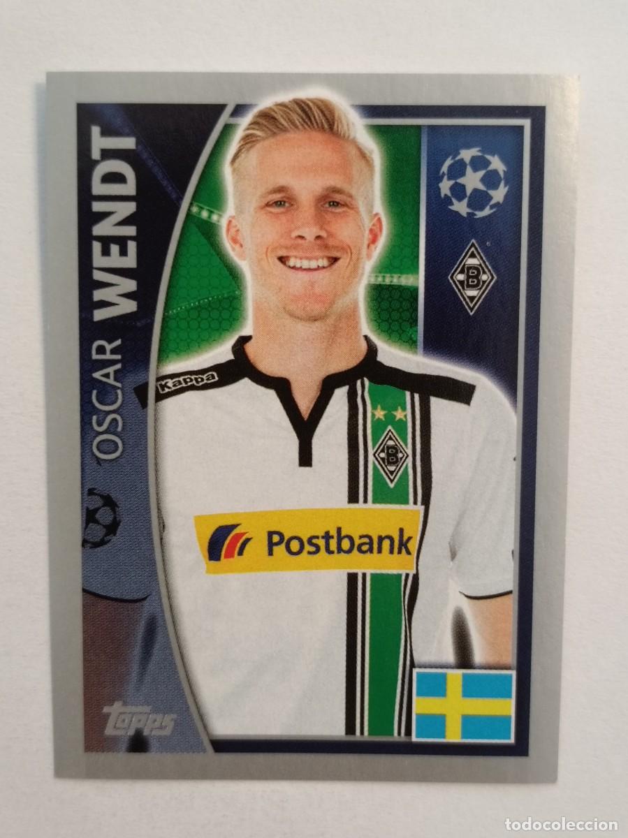 Cromos de F&uacute;tbol: #282 WENDT (BORUSSIA MONCHENGLADBACH) UEFA CHAMPIONS LEAGUE 2015/2016 TOPPS