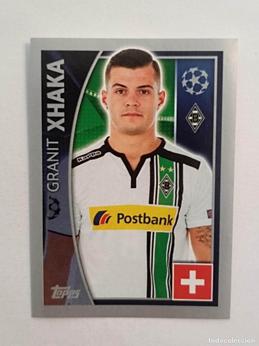 Cromos de F&uacute;tbol: #285 XHAKA (BORUSSIA MONCHENGLADBACH) UEFA CHAMPIONS LEAGUE 2015/2016 TOPPS