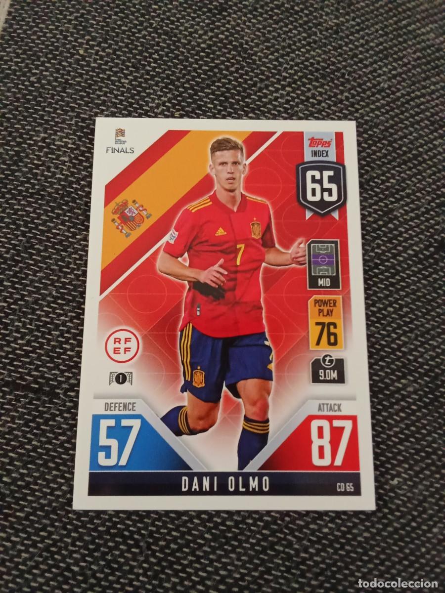 Cromos de F&uacute;tbol: CO 65 Dani olmo Espa&ntilde;a match attax 101 the Road to finals UEFA nations league 2022