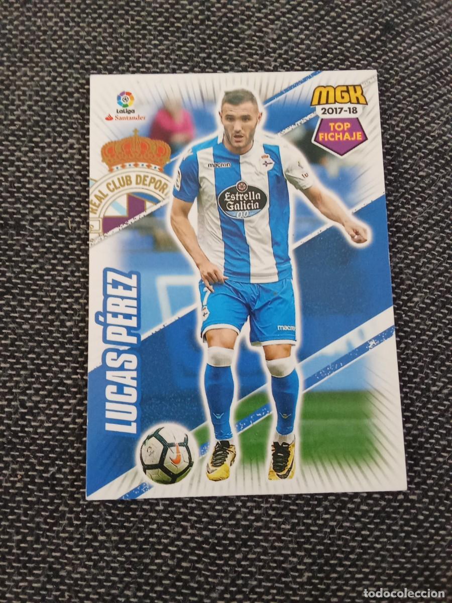 Cromos de F&uacute;tbol: 183 lucas P&eacute;rez deportivo top fichaje megacracks 2017-18