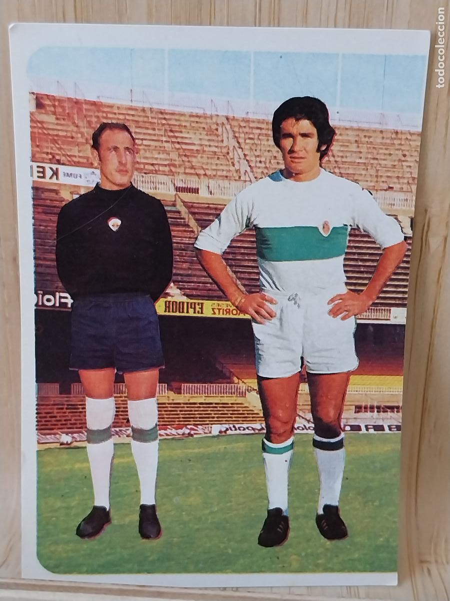 Cromos de F&uacute;tbol: INDIO +++ ESTEBAN ELCHE # 41 LIGA 1975 75 76 ED RUIROMER ROMERO CROMO SIN PEGAR NUNCA