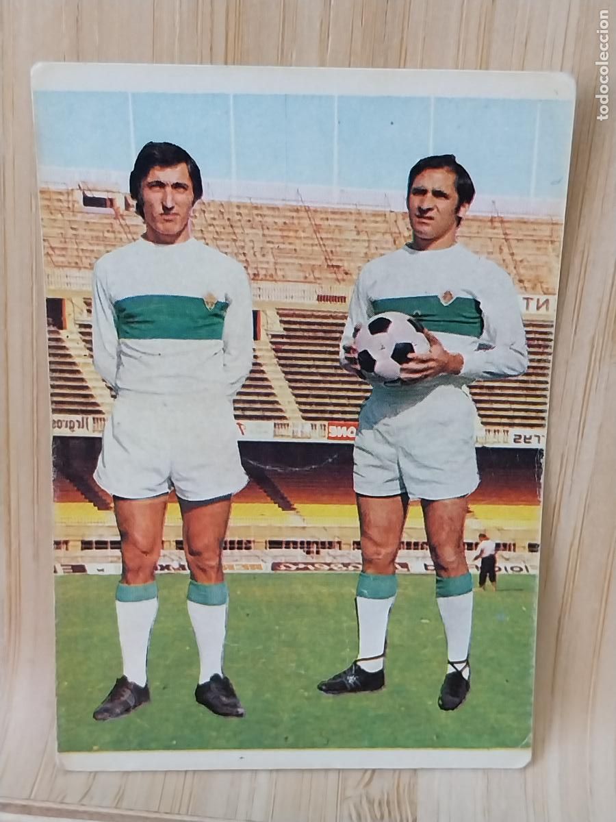 Cromos de F&uacute;tbol: CANOS +++ BONET ELCHE # 42 LIGA 1975 75 76 ED RUIROMER ROMERO CROMO SIN PEGAR NUNCA