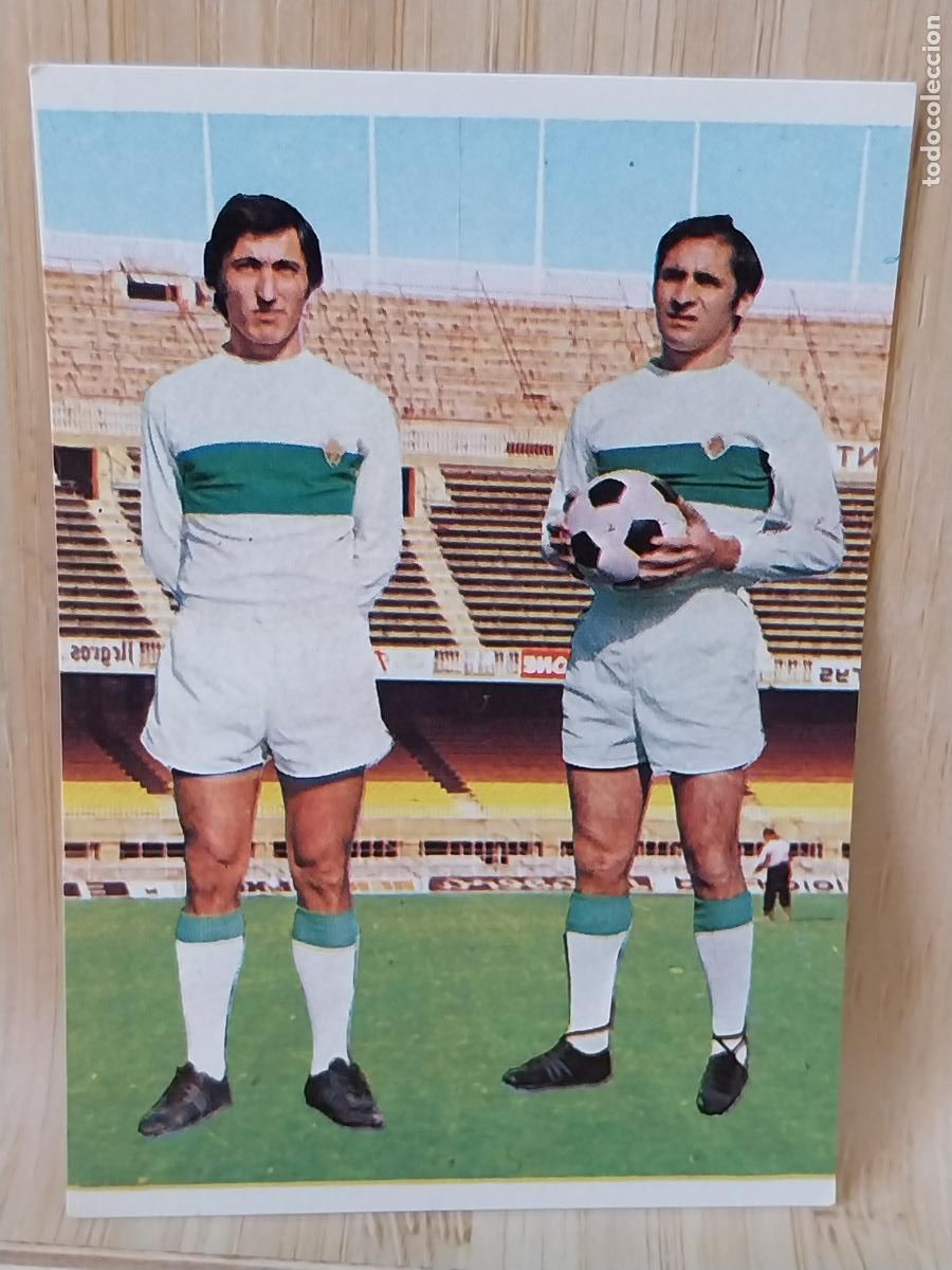 Cromos de F&uacute;tbol: CANOS ++ BONET ELCHE # 42 LIGA 1975 75 76 ED RUIROMER ROMERO CROMO SIN PEGAR NUNCA