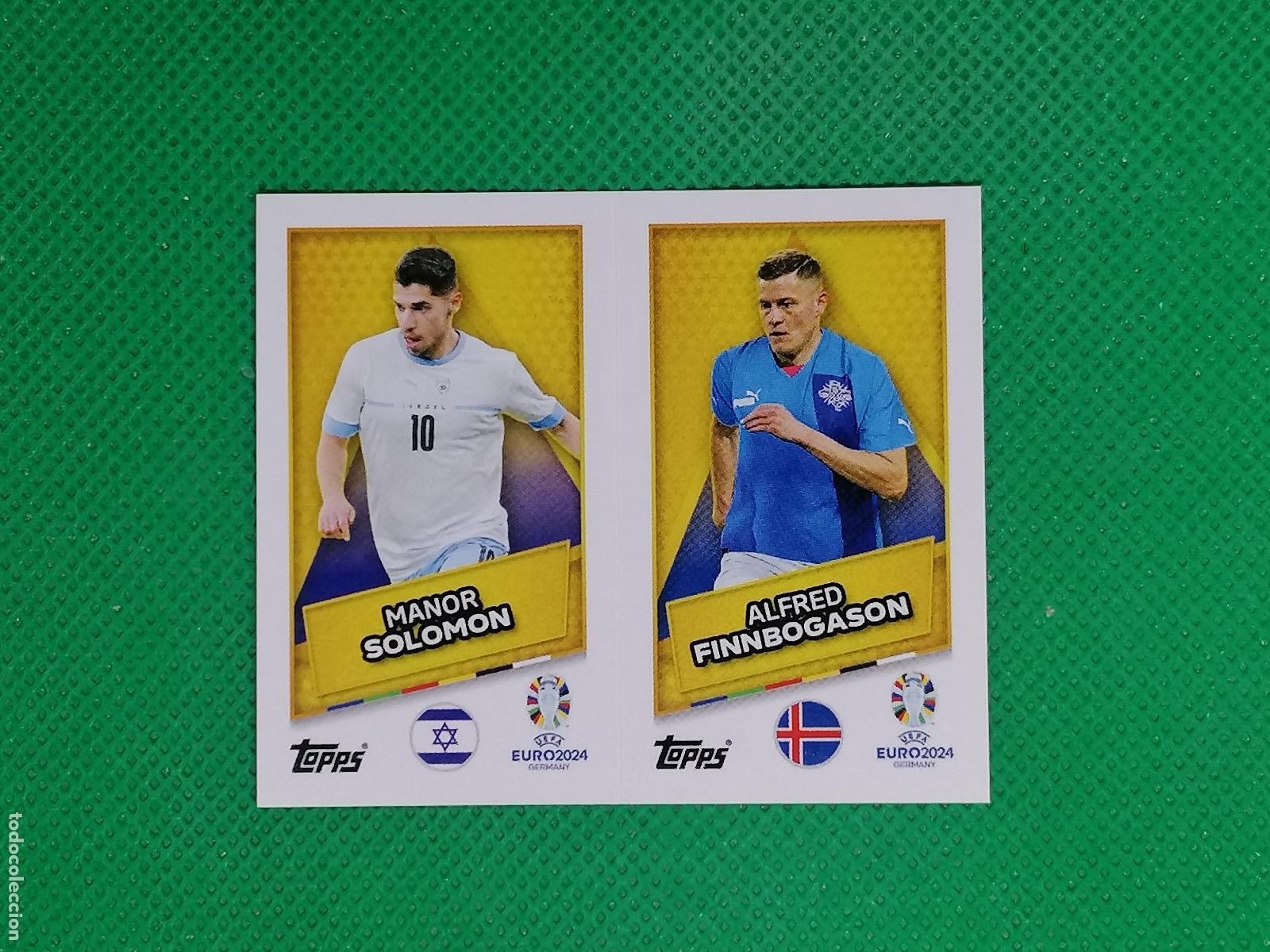 Cromos de F&uacute;tbol: ICE ISR SP SOLOMON FINNBOGASON ⚽ TOPPS EURO 2024 24 GERMANY STICKERS ⚽