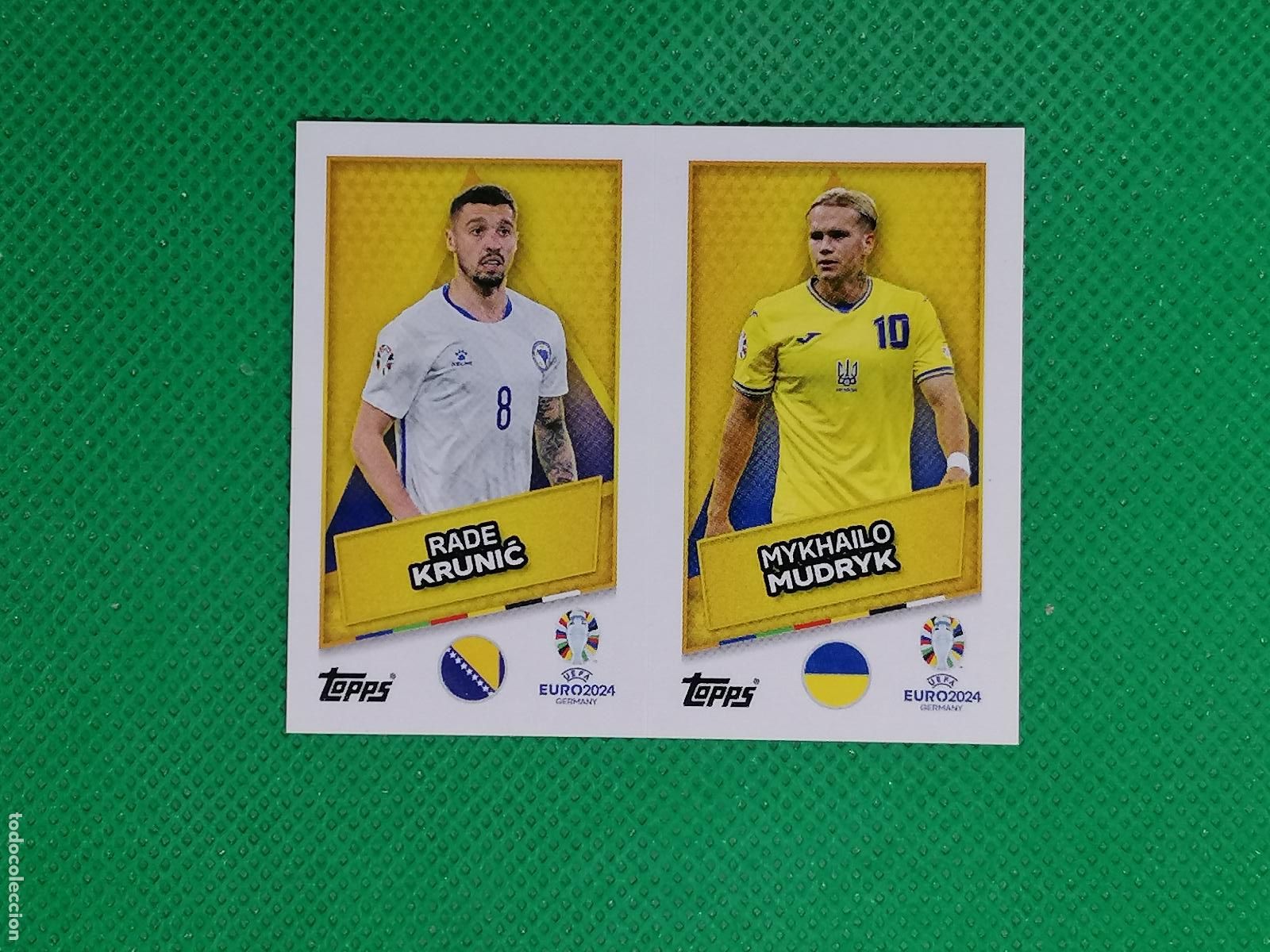 Cromos de F&uacute;tbol: UKR BIH SP KRUNIC MUDRYK ⚽ TOPPS EURO 2024 24 GERMANY STICKERS ⚽