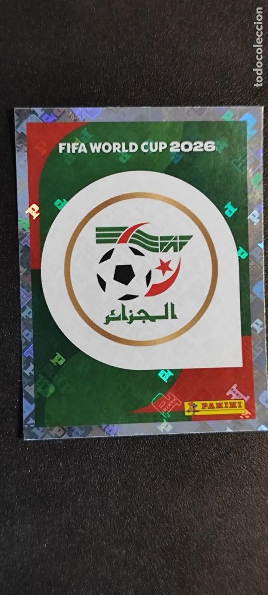 Cromos de F&uacute;tbol: FIFA WORLD CUP 2026 STICKER ESCUDO ALGERIA # ALG1 PANINI