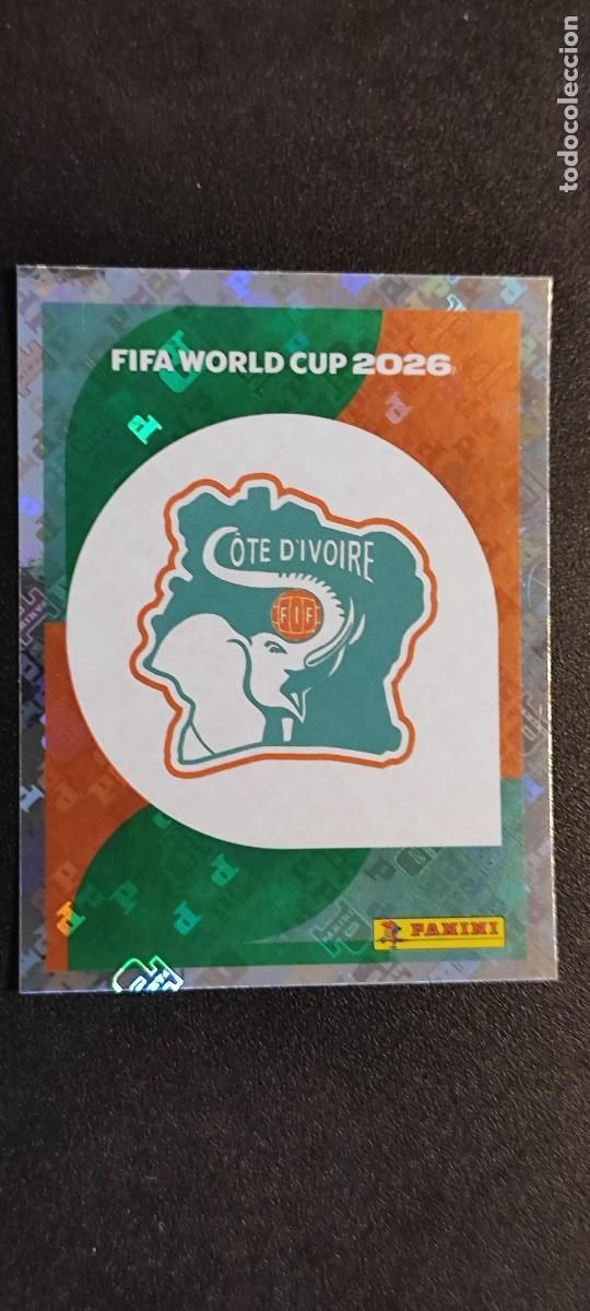Cromos de F&uacute;tbol: FIFA WORLD CUP 2026 STICKER ESCUDO COSTA DE IVORI # CIV1 PANINI