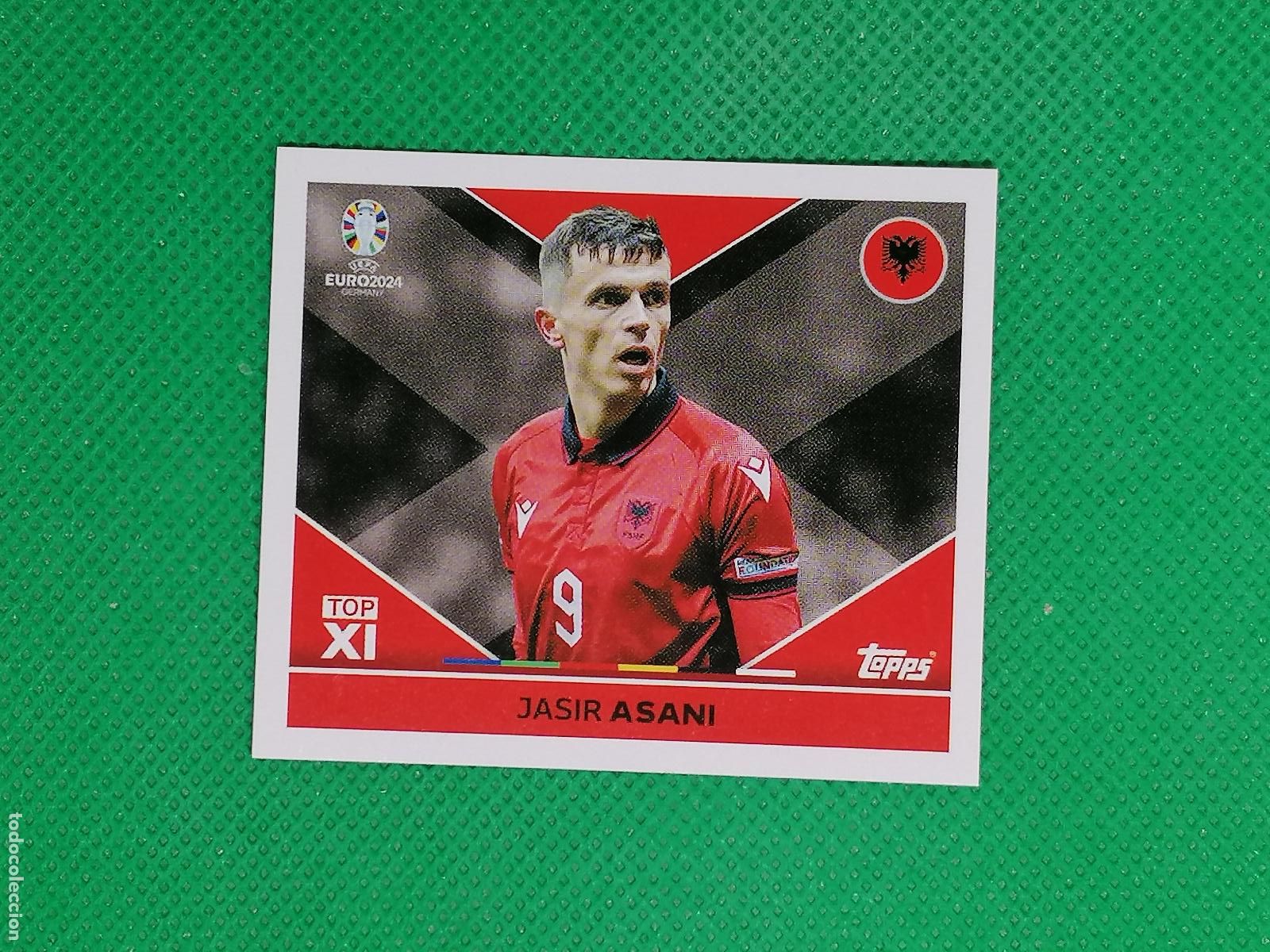 Cromos de F&uacute;tbol: ALB TOP1 ALBTOP1 JASIR ASANI ALBANIA ⚽ TOPPS EURO 2024 24 GERMANY STICKERS ⚽