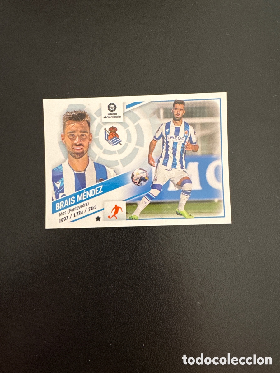 Cromos de F&uacute;tbol: BRAIS M&Eacute;NDEZ &Uacute;LTIMOS FICHAJES NUMERO 18 LIGA ESTE 2022 2023
