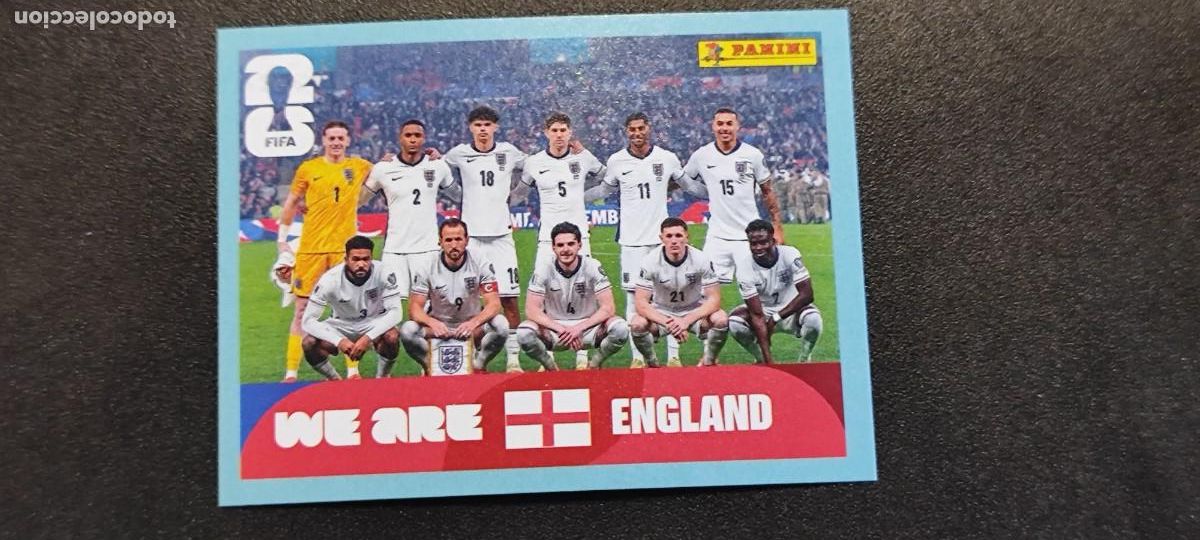 Cromos de F&uacute;tbol: FIFA WORLD CUP 2026 STICKER ALINEACION INGLATERRA # ENG13 PANINI