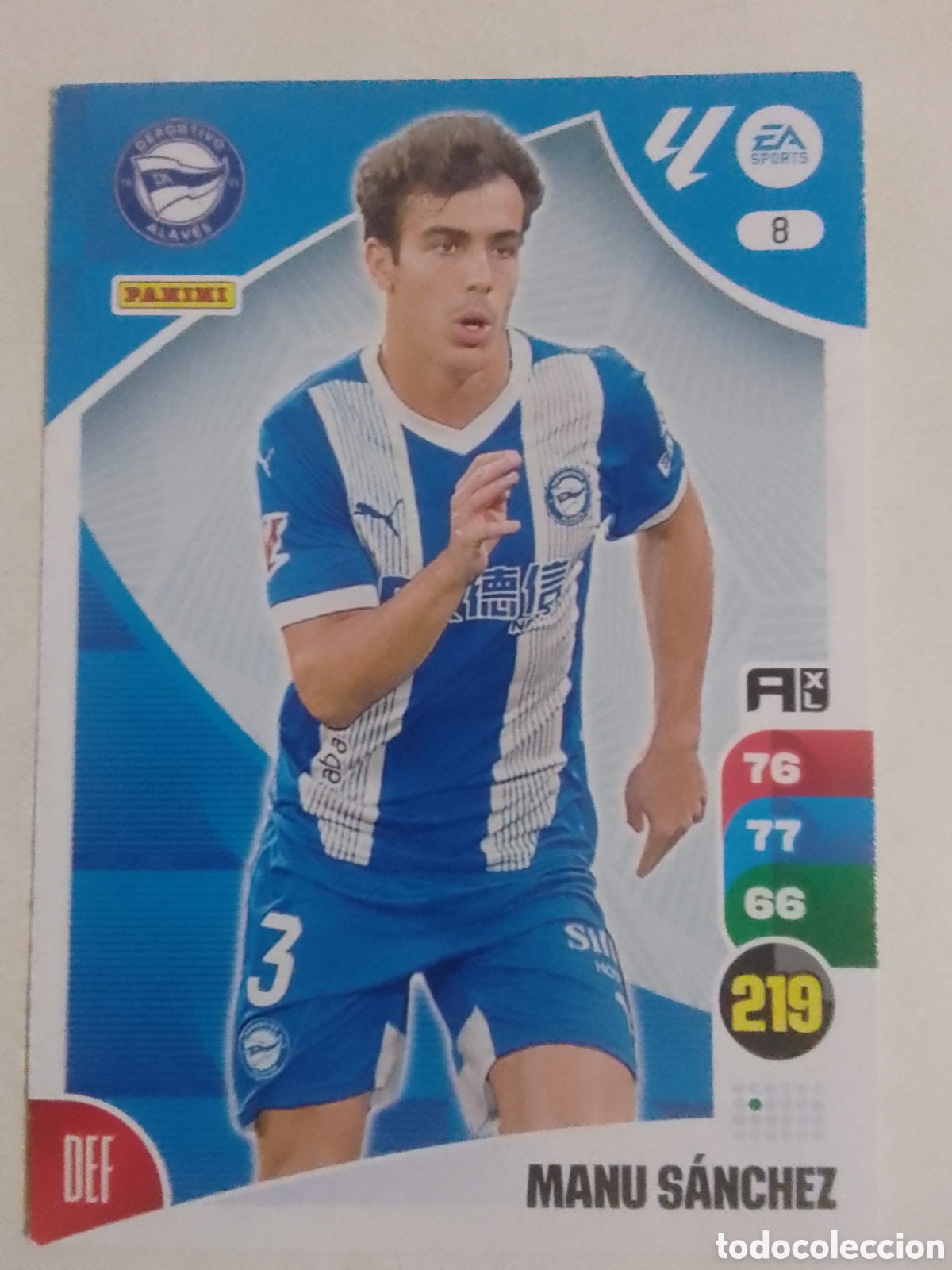 Cartes &agrave; collectionner de Football: Adrenalyn XL 2024-25 n&deg; 8 Manu S&aacute;nchez &bull; Alav&eacute;s.