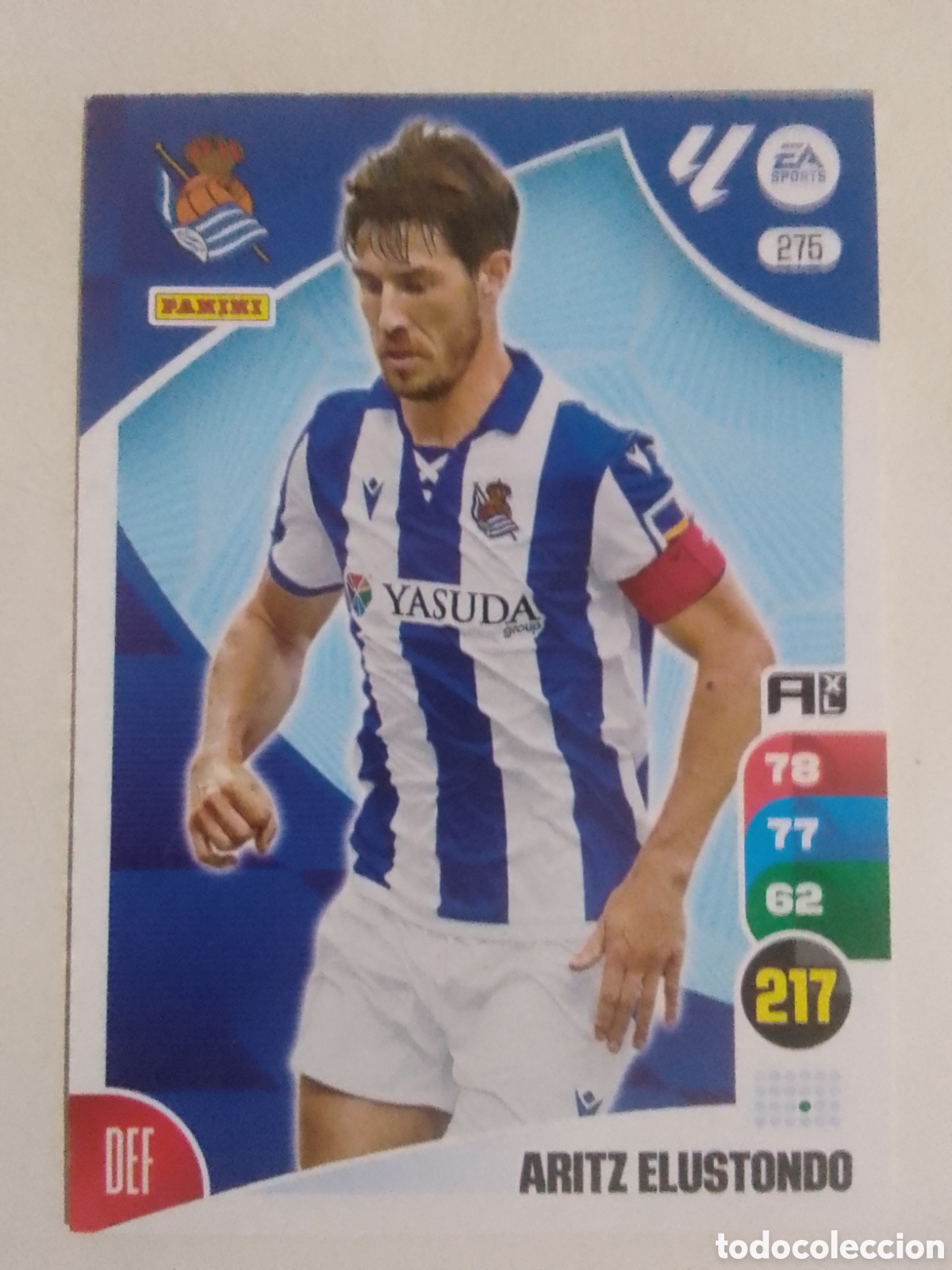 Cromos de F&uacute;tbol: Adrenalyn XL 2024-25 n&deg; 275 Aritz Elustondo &bull; Real Sociedad.