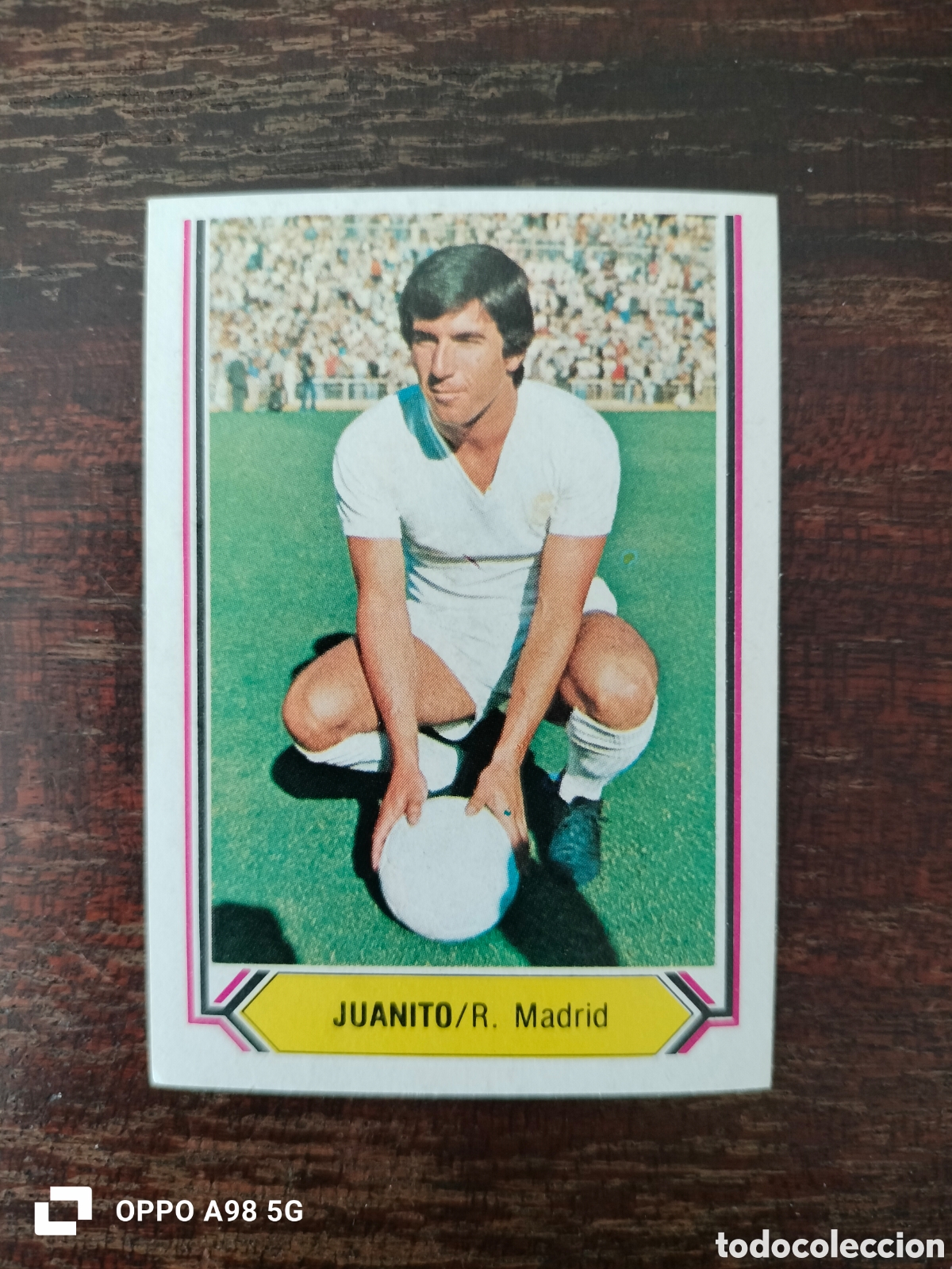 Cromos de F&uacute;tbol: Cromo Juanito Real Madrid Ediciones Este liga temporada 80 81 1980 1981
