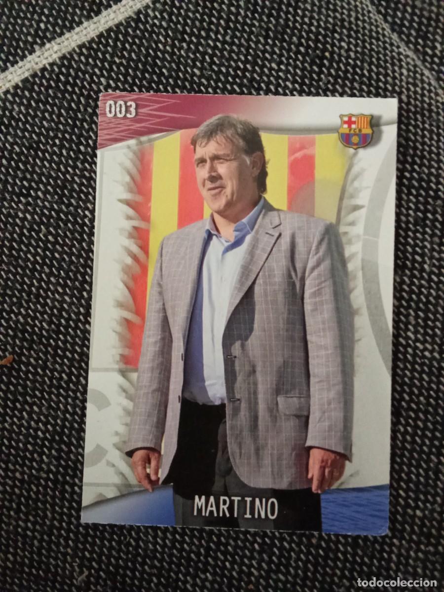 Football Stickers: 3 martino FC Barcelona quiz game collection 2014 mundicromo