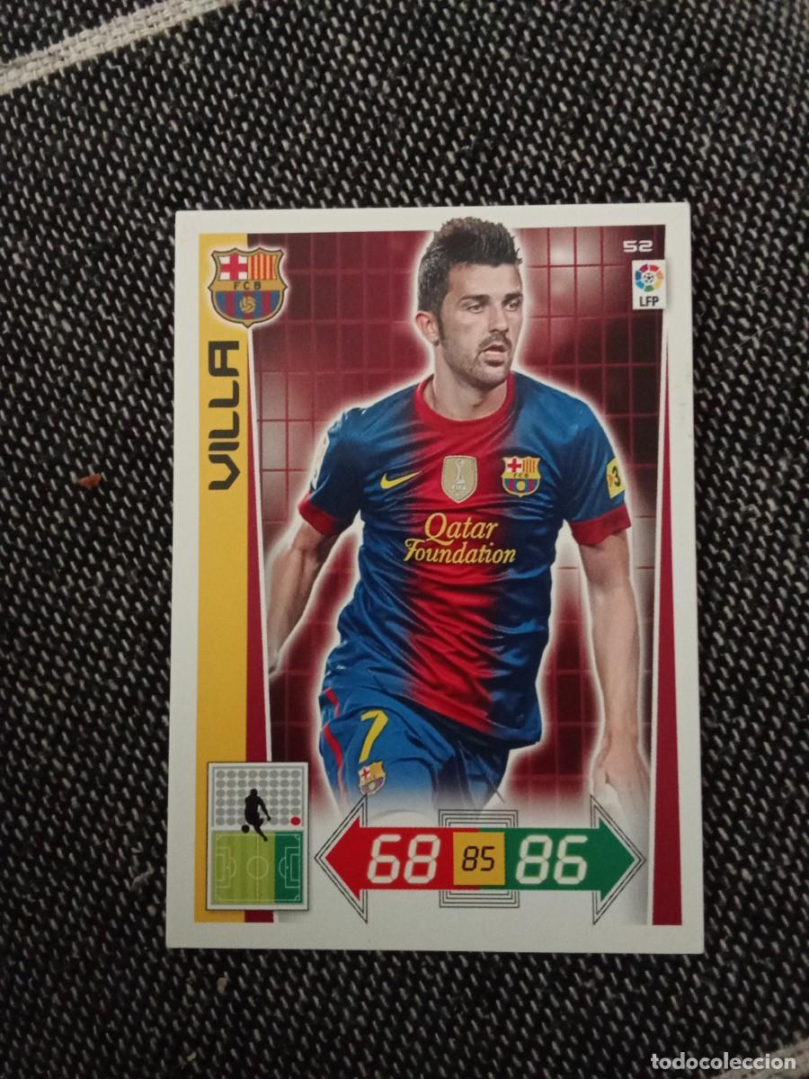 Football Stickers: 52 villa FC Barcelona ADRENALYN 2012-13