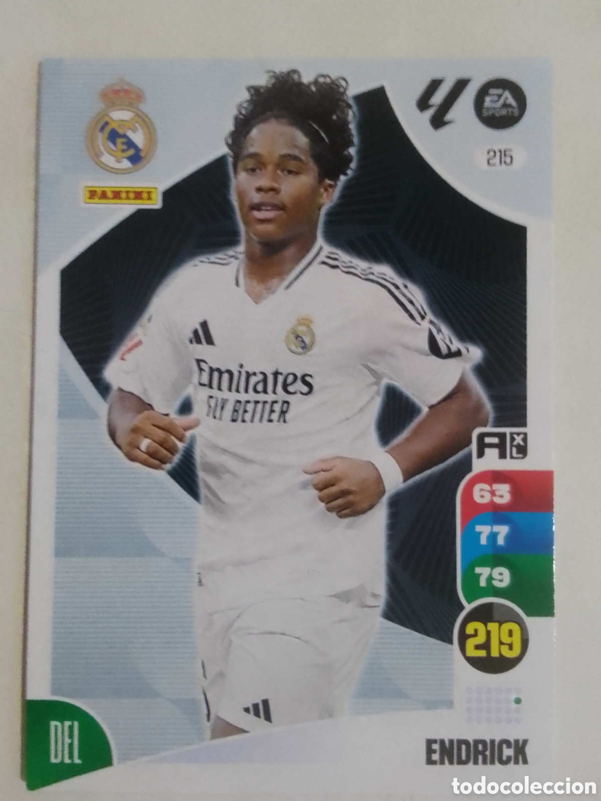 Football Stickers: Adrenalyn XL 2024-25 n&deg; 215 Endrick &bull; Real Madrid.