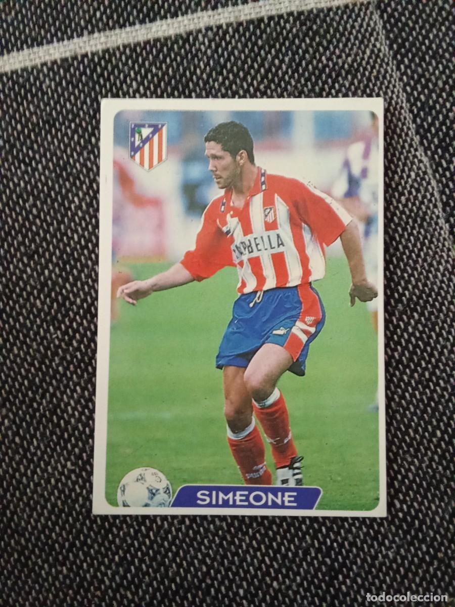 Cromos de F&uacute;tbol: 247 Simeone Atl&eacute;tico de Madrid las fichas de la liga 95-96