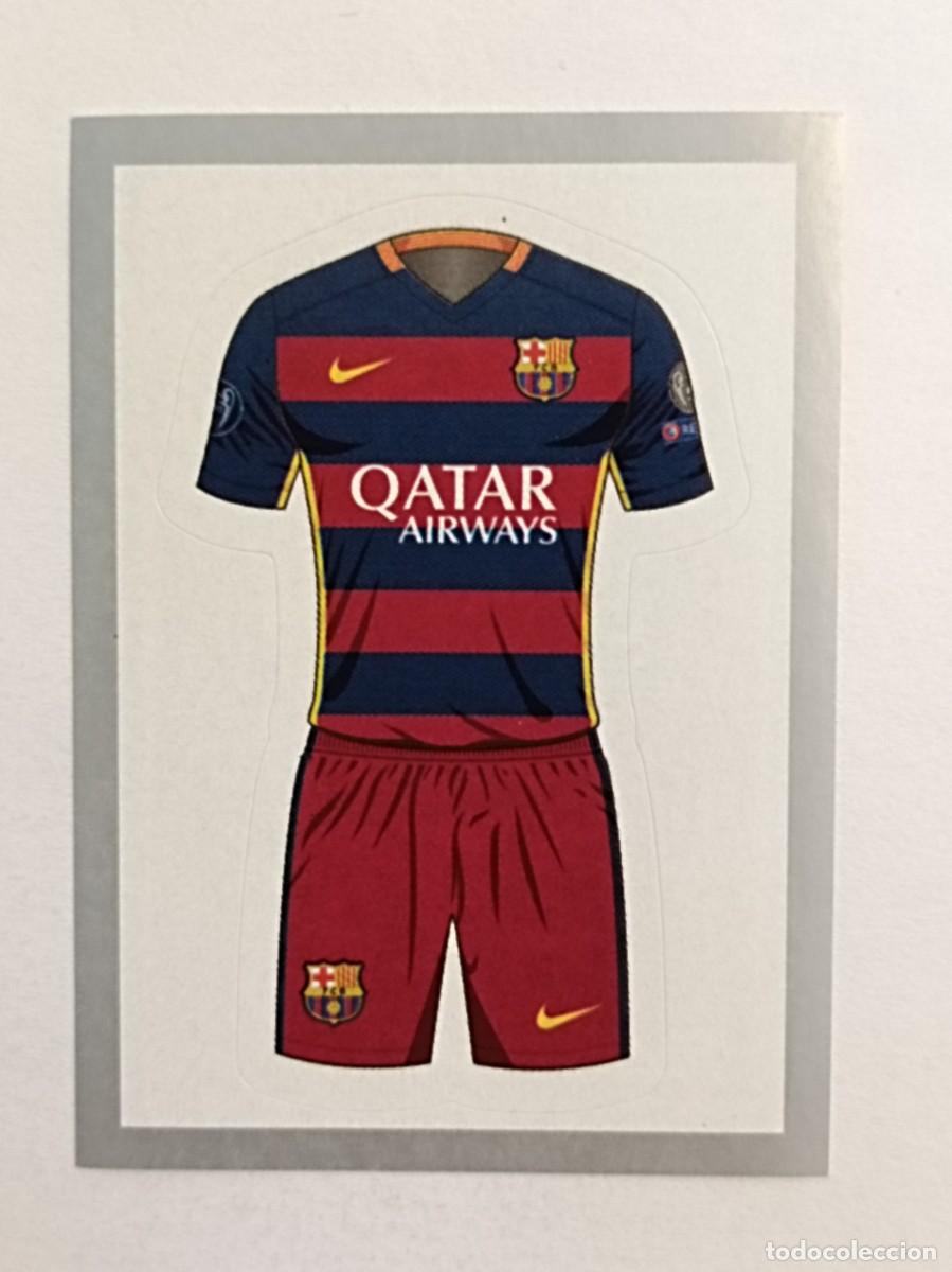 Cromos de F&uacute;tbol: #293 UNIFORME (F.C. BARCELONA) UEFA CHAMPIONS LEAGUE 2015/2016 TOPPS