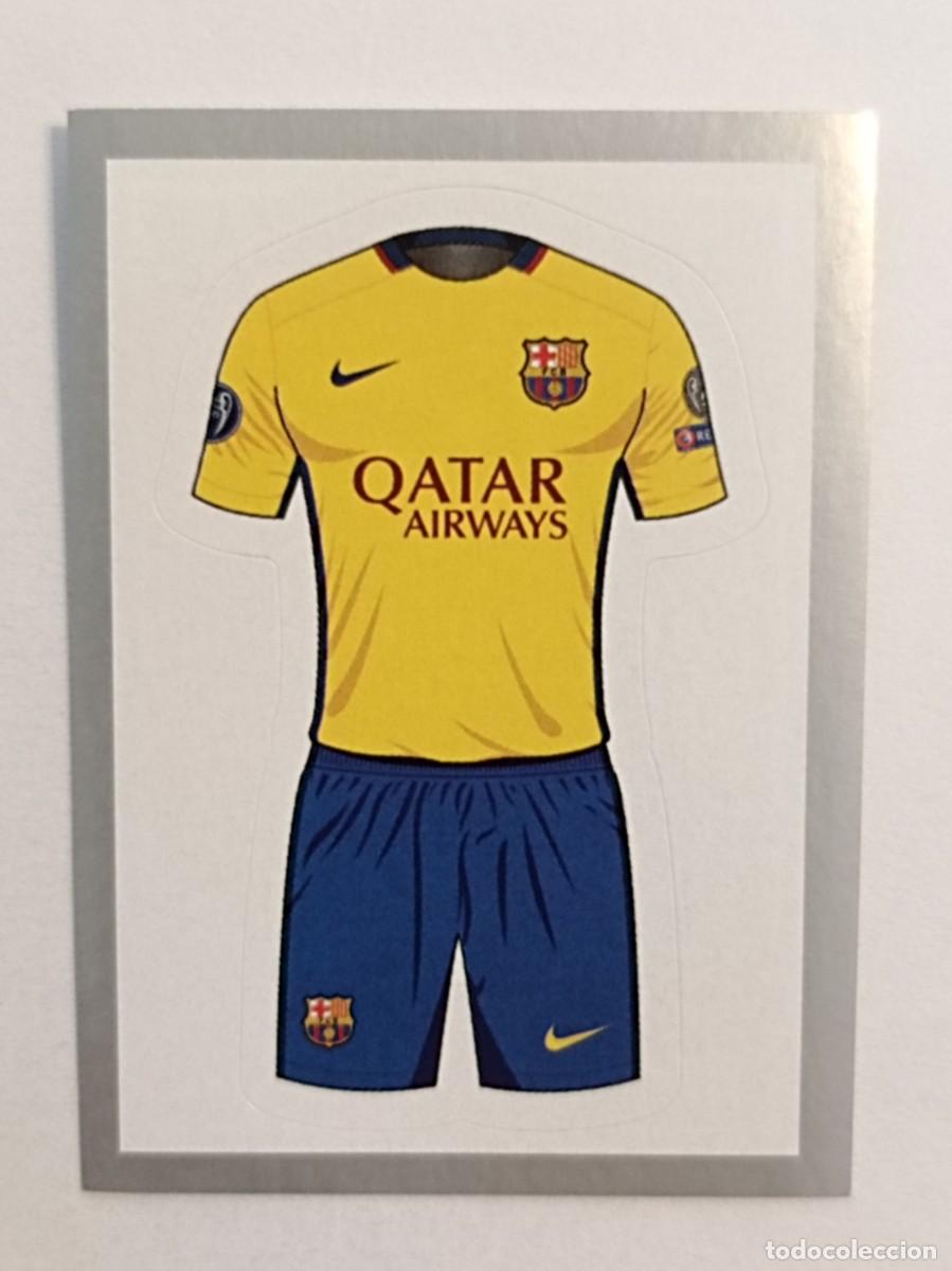 Cromos de F&uacute;tbol: #294 UNIFORME (F.C. BARCELONA) UEFA CHAMPIONS LEAGUE 2015/2016 TOPPS