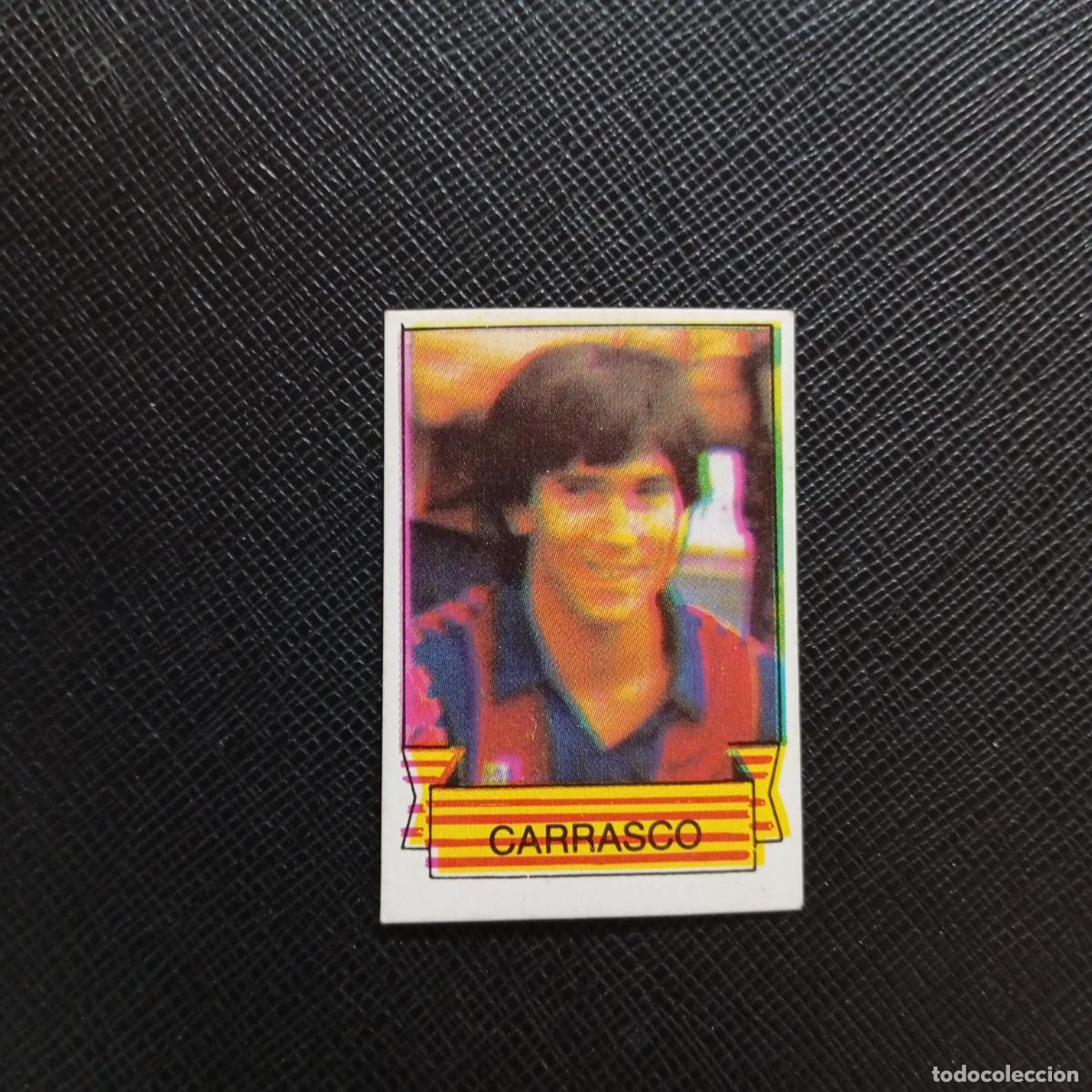 Cromos de F&uacute;tbol: CARRASCO BARCA BARCELONA CAMPEON 84 85 CROMO FUTBOL 1984 1985 - SIN PEGAR- A156 PG136
