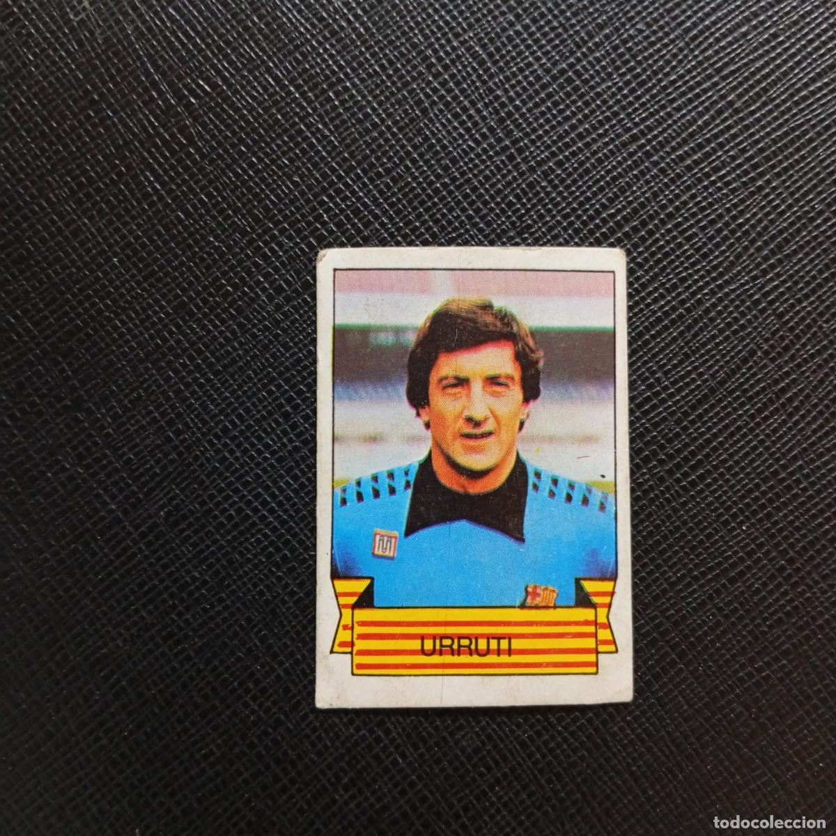 Figurine di Calcio: URRUTI BARCA BARCELONA CAMPEON 84 85 CROMO FUTBOL 1984 1985 - SIN PEGAR- A156 PG154