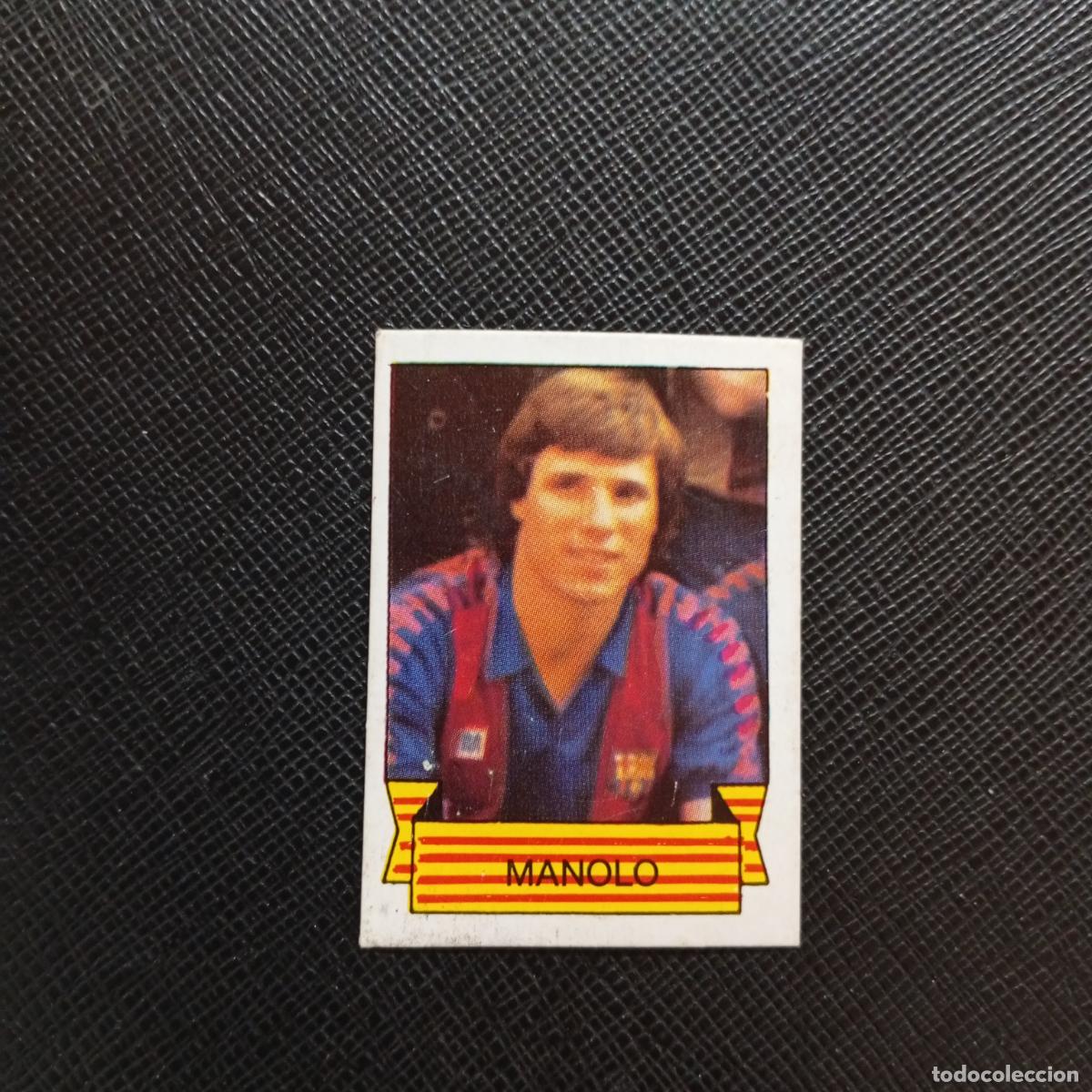 Figurine di Calcio: MANOLO BARCA BARCELONA CAMPEON 84 85 CROMO FUTBOL 1984 1985 - SIN PEGAR- A156 PG163
