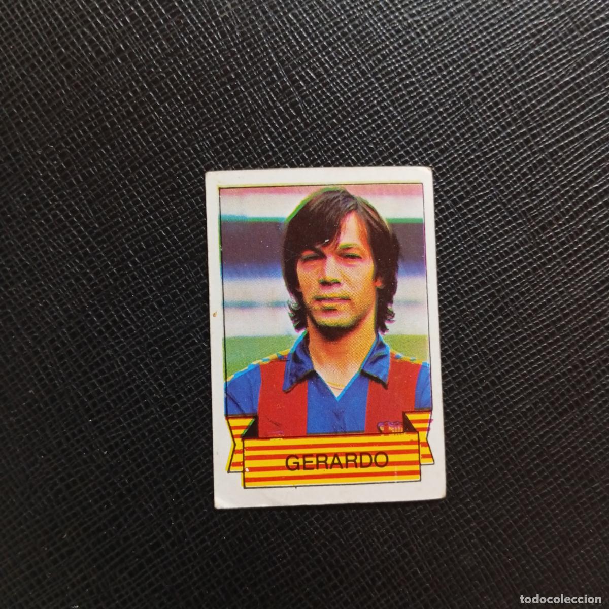 Cromos de F&uacute;tbol: GERARDO BARCA BARCELONA CAMPEON 84 85 CROMO FUTBOL 1984 1985 - SIN PEGAR- A156 PG181