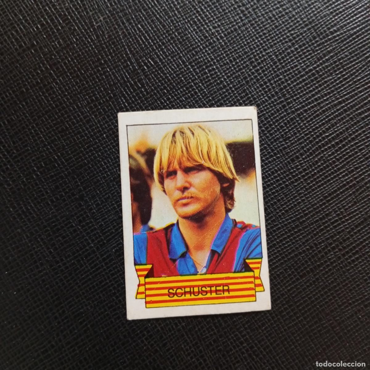 Cromos de F&uacute;tbol: SCHUSTER BARCA BARCELONA CAMPEON 84 85 CROMO FUTBOL 1984 1985 - SIN PEGAR- A156 PG181