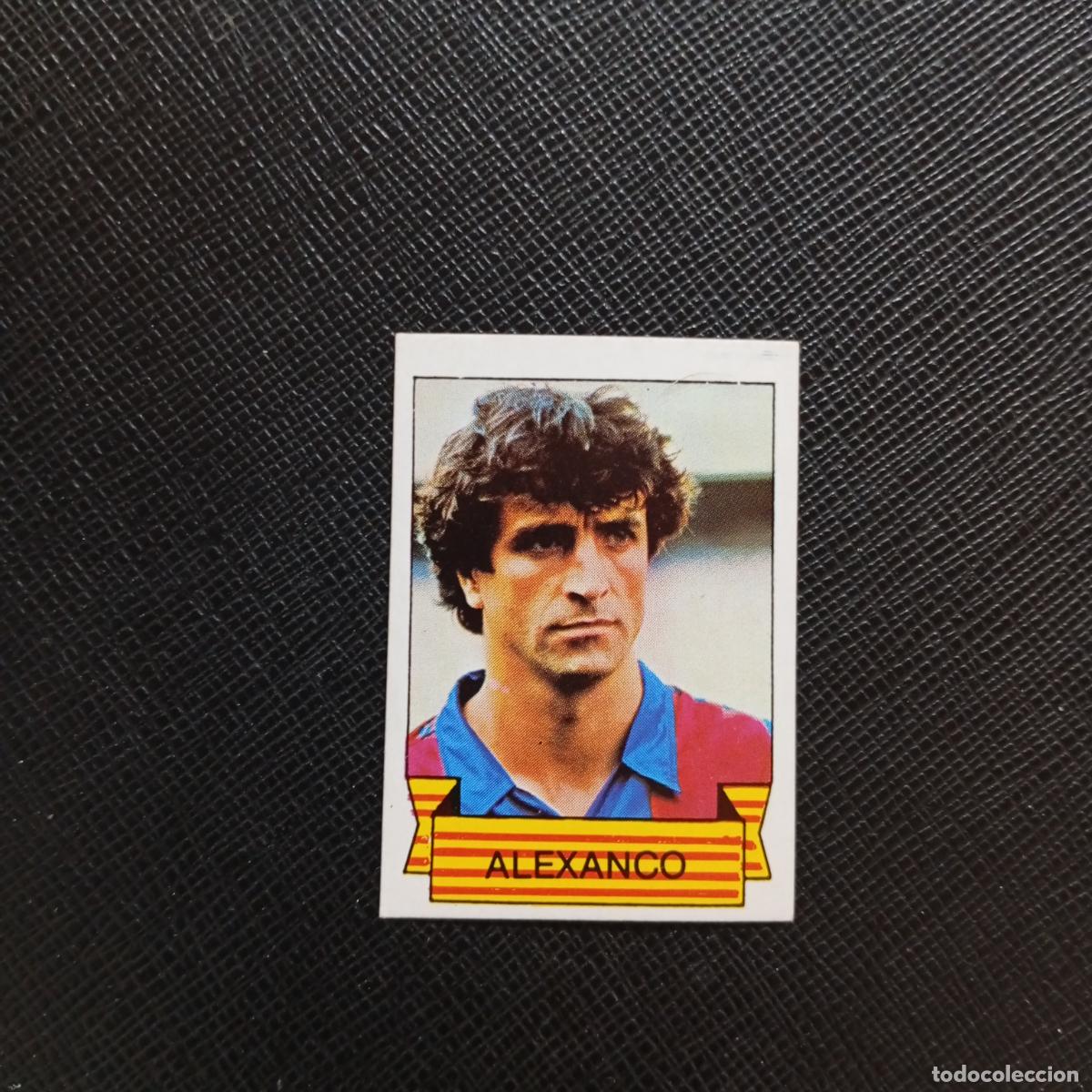 Cromos de F&uacute;tbol: ALEXANCO BARCA BARCELONA CAMPEON 84 85 CROMO FUTBOL 1984 1985 - SIN PEGAR- A156 PG181