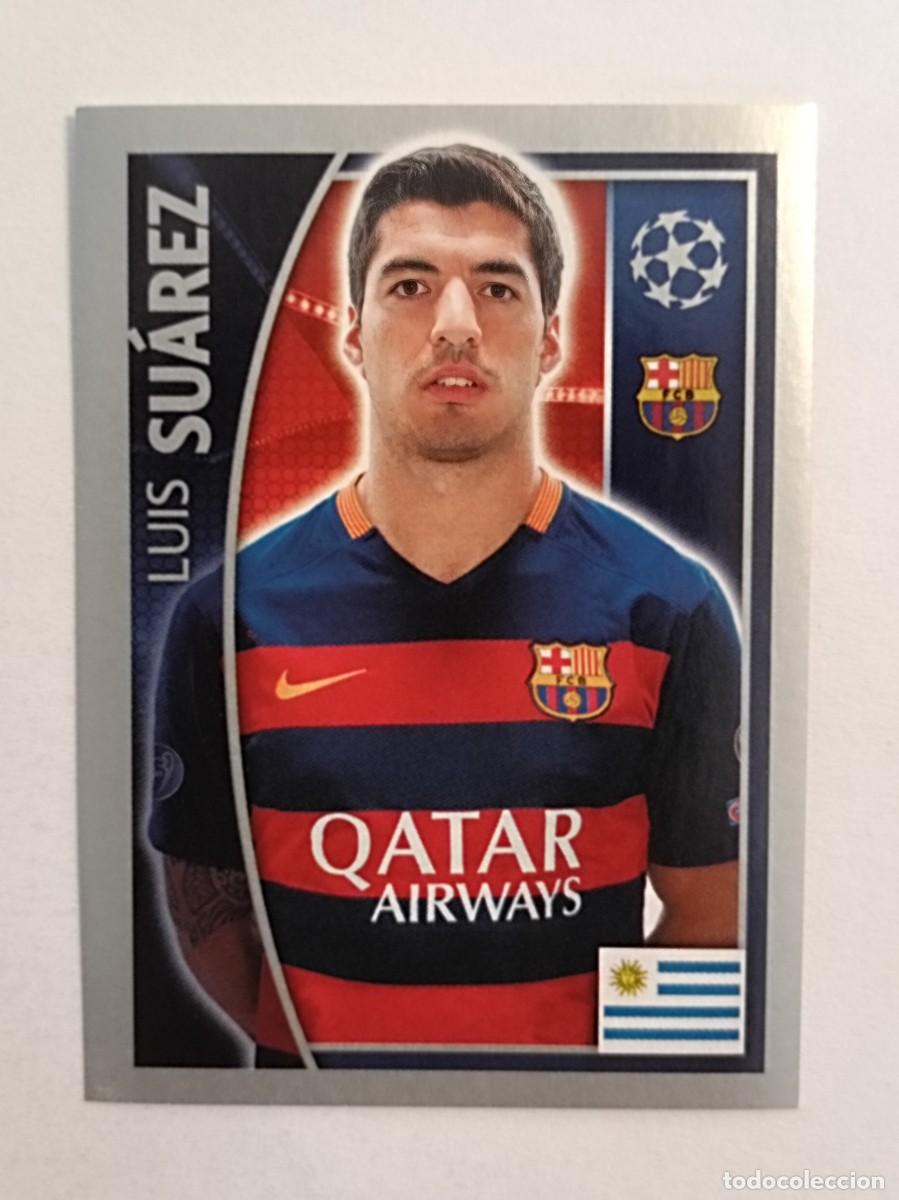 Cromos de F&uacute;tbol: #315 LUIS SUAREZ (F.C. BARCELONA) UEFA CHAMPIONS LEAGUE 2015/2016 TOPPS