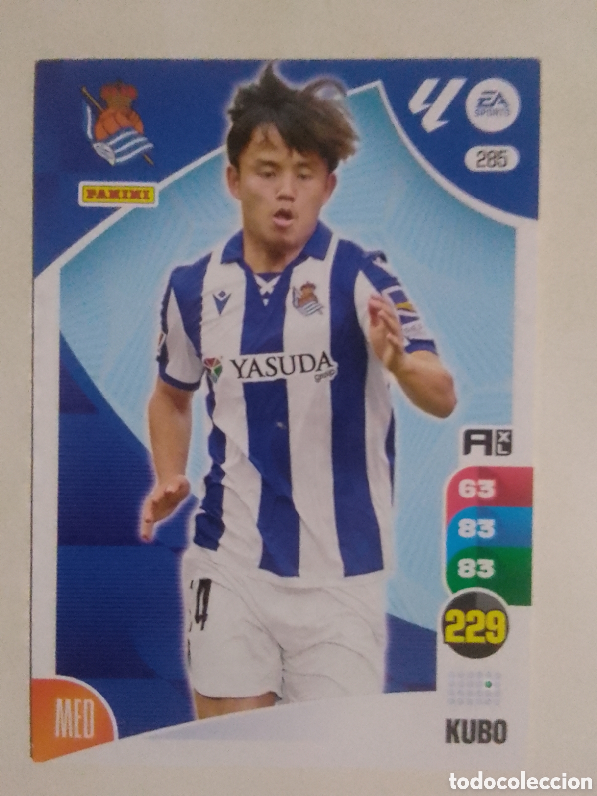Cromos de F&uacute;tbol: Adrenalyn XL 2024-25 n&deg; 285 Kubo &bull; Real Sociedad.