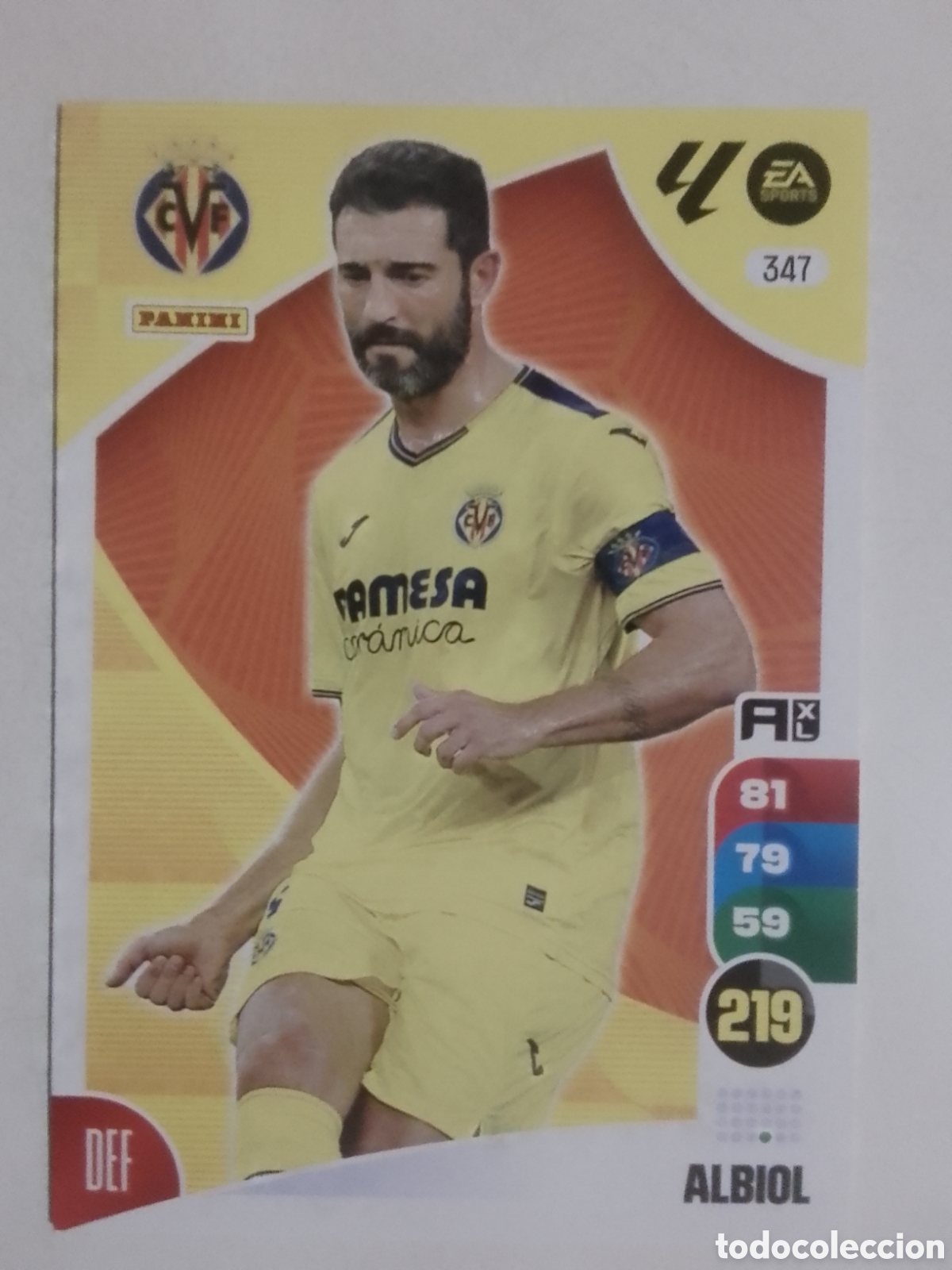 Cromos de F&uacute;tbol: Adrenalyn XL 2024-25 n&deg; 347 Albiol &bull; Villarreal.