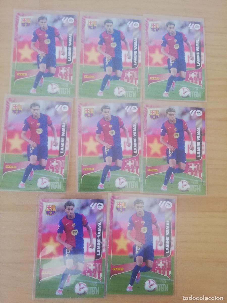 Cromos de F&uacute;tbol: Lamine Yamal (x8) Mgk 2025/2026
