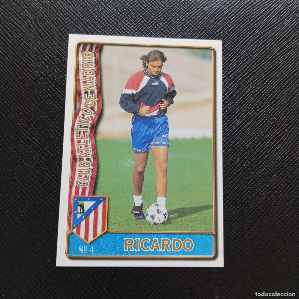 Cromos de F&uacute;tbol: 4 RICARDO AT MADRID MUNDICROMO 1996 1997 CROMO FUTBOL LIGA 96 97 - A207 PG32 VERSION