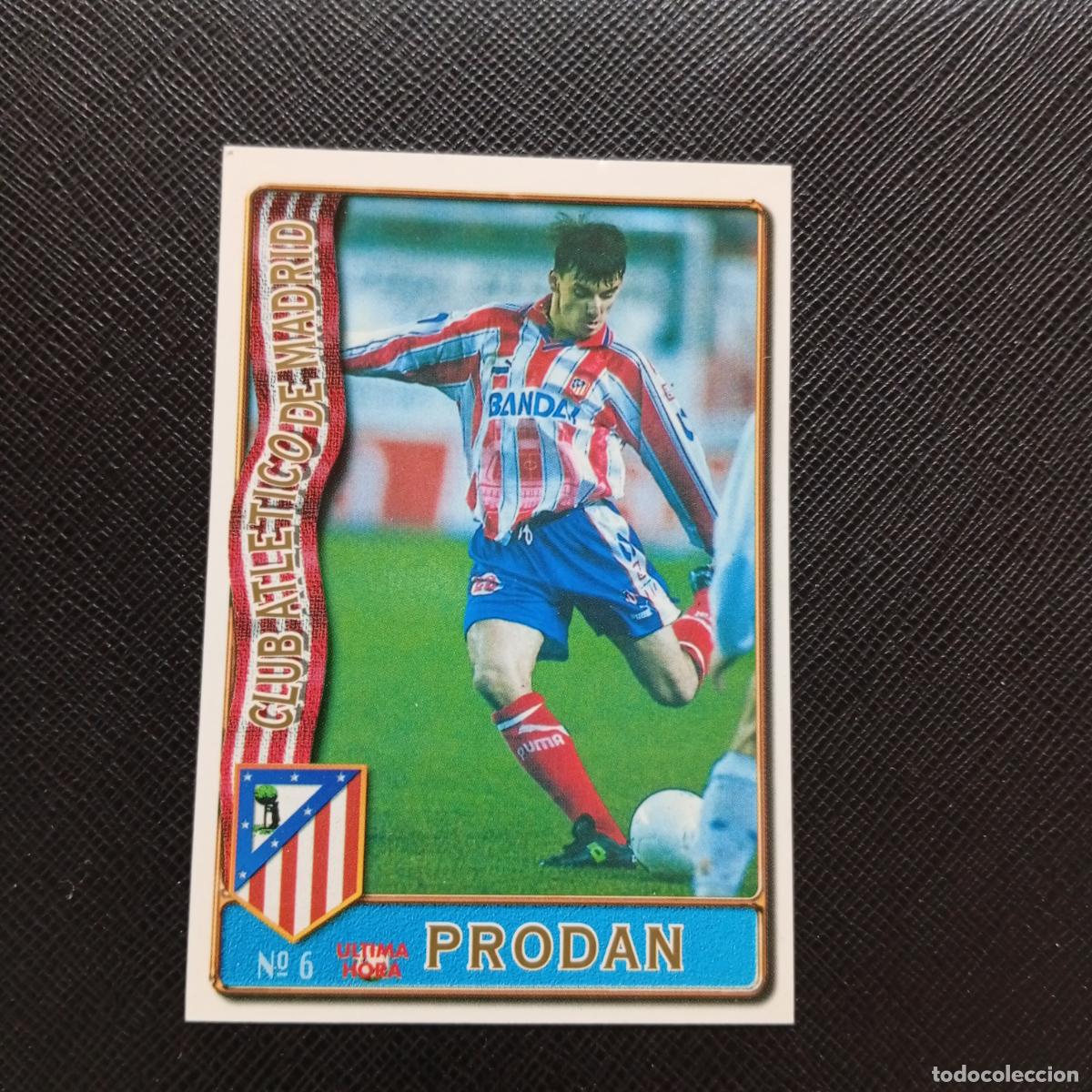 Cromos de F&uacute;tbol: 6 PRODAN AT MADRID MUNDICROMO 1996 1997 CROMO FUTBOL LIGA 96 97 - A207 PG32 ULTIMA HORA