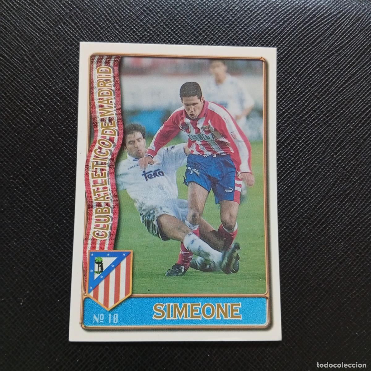 Cromos de F&uacute;tbol: 10 SIMEONE AT MADRID MUNDICROMO 1996 1997 CROMO FUTBOL LIGA 96 97 - A207 PG47