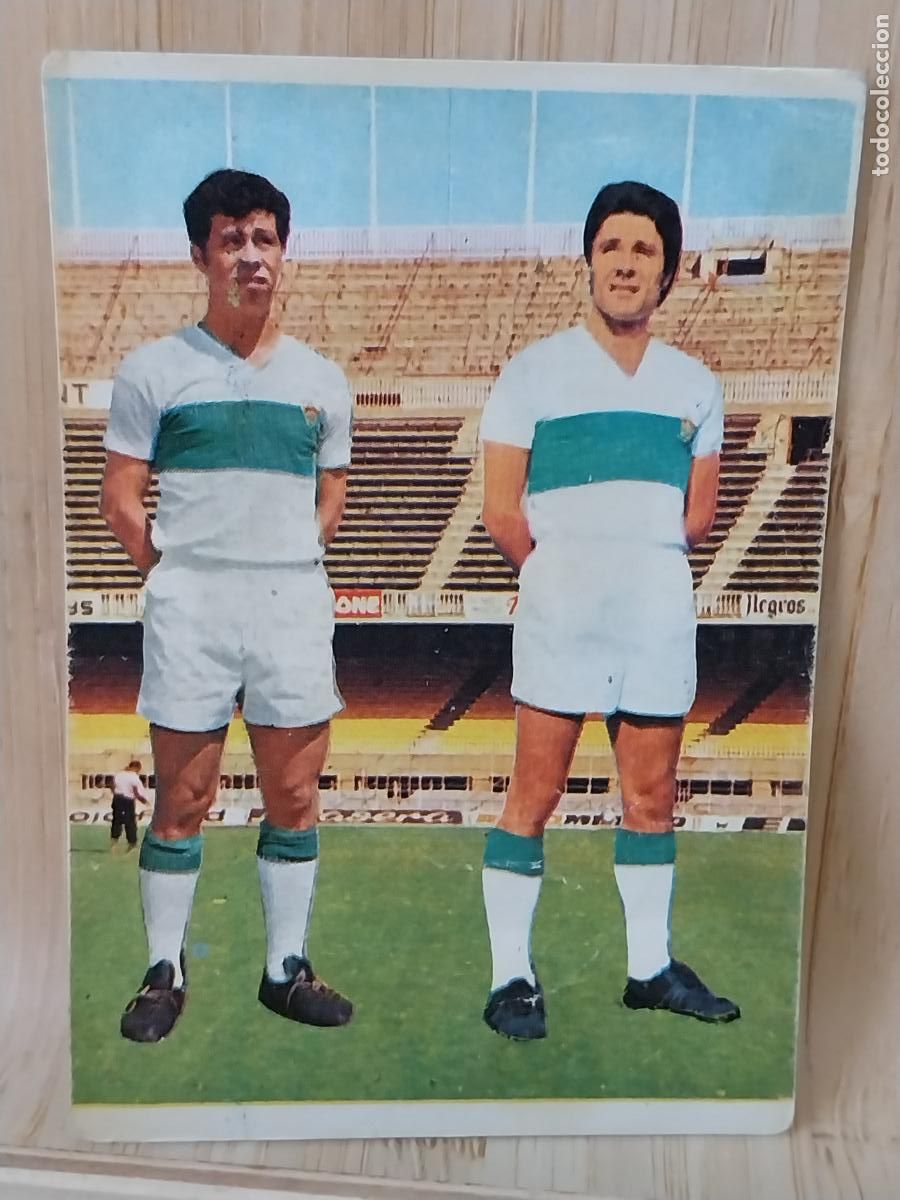 Cromos de F&uacute;tbol: ALFONSEDA + GONZALEZ ELCHE # 47 LIGA 1975 75 76 ED RUIROMER ROMERO CROMO SIN PEGAR NUNCA