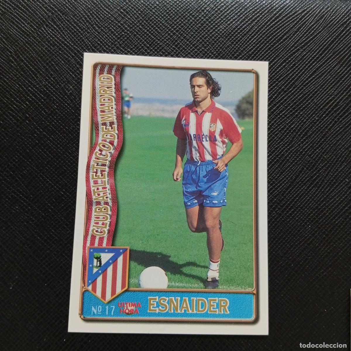 Cromos de F&uacute;tbol: 17 ESNAIDER AT MADRID MUNDICROMO 1996 1997 CROMO FUTBOL LIGA 96 97 - A207 PG56 ULTIMA HORA