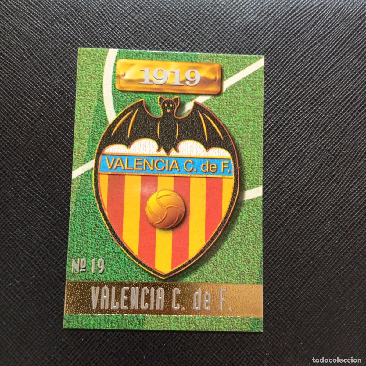 Cromos de F&uacute;tbol: 19 ESCUDO VALENCIA MUNDICROMO 1996 1997 CROMO FUTBOL LIGA 96 97 - A207 PG56