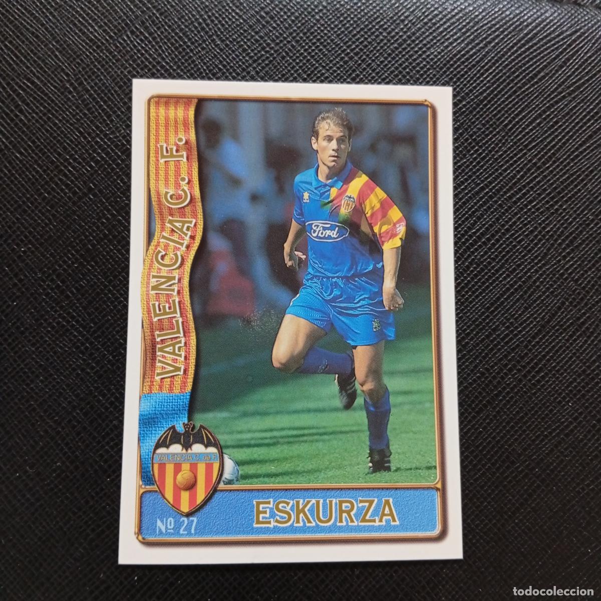 Cromos de F&uacute;tbol: 27 ESKURZA VALENCIA MUNDICROMO 1996 1997 CROMO FUTBOL LIGA 96 97 - A207 PG63