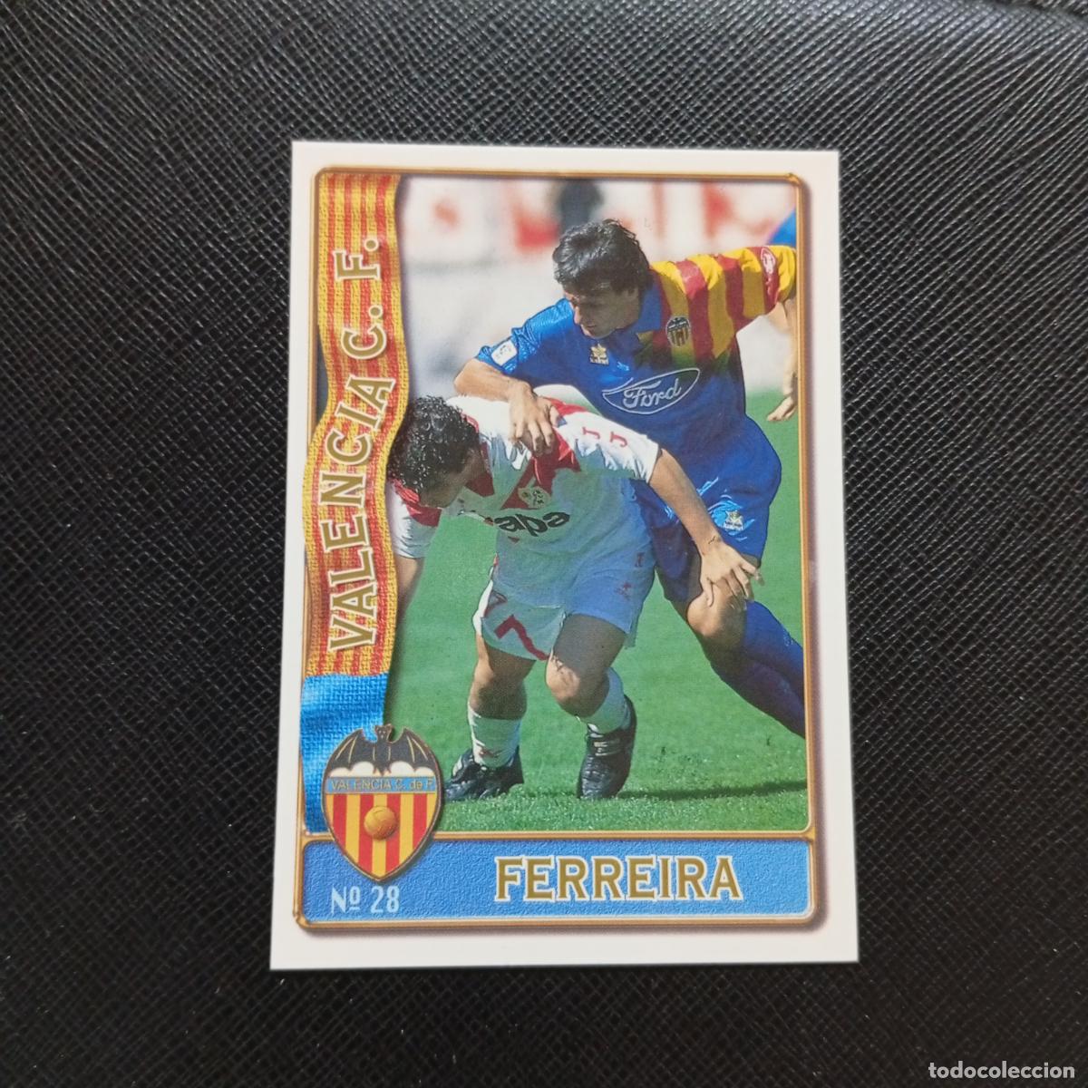 Cromos de F&uacute;tbol: 28 FERREIRA VALENCIA MUNDICROMO 1996 1997 CROMO FUTBOL LIGA 96 97 - A207 PG63