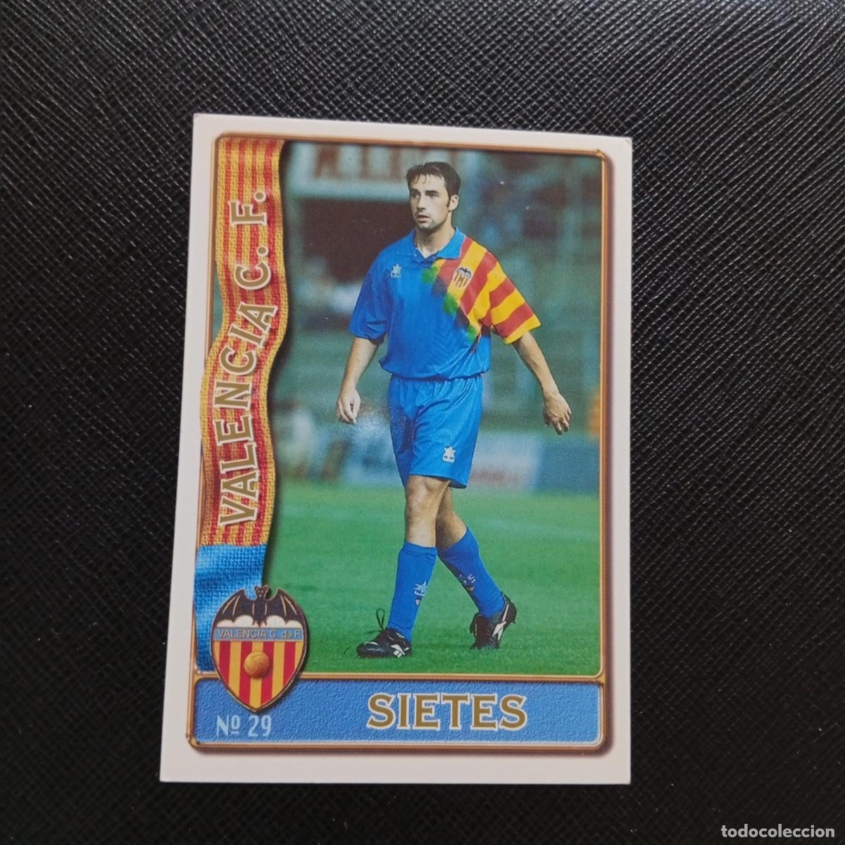 Cromos de F&uacute;tbol: 29 SIETES VALENCIA MUNDICROMO 1996 1997 CROMO FUTBOL LIGA 96 97 - A207 PG63