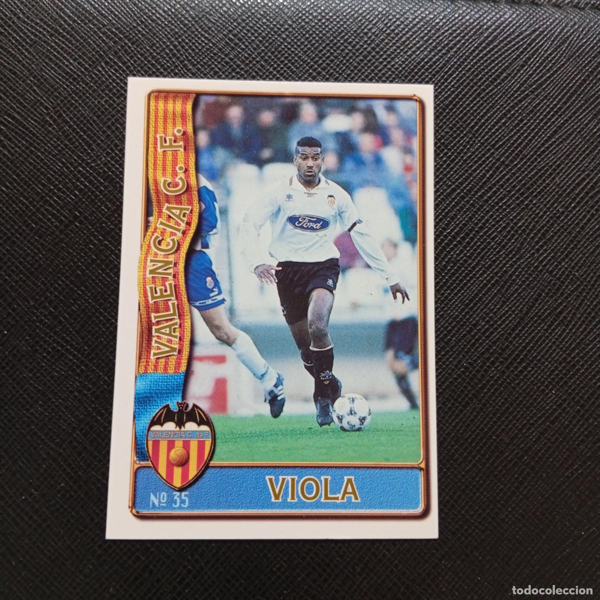 Cromos de F&uacute;tbol: 35 VIOLA VALENCIA MUNDICROMO 1996 1997 CROMO FUTBOL LIGA 96 97 - A207 PG72 BAJA