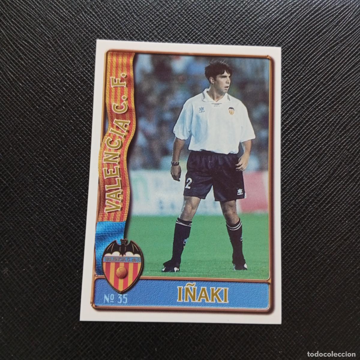 Cromos de F&uacute;tbol: 35 I&Ntilde;AKI VALENCIA MUNDICROMO 1996 1997 CROMO FUTBOL LIGA 96 97 - A207 PG72