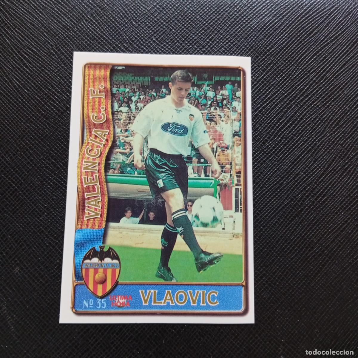 Cromos de F&uacute;tbol: 35 VLAOVIC VALENCIA MUNDICROMO 1996 1997 CROMO FUTBOL LIGA 96 97 - A207 PG79 ULTIMA HORA