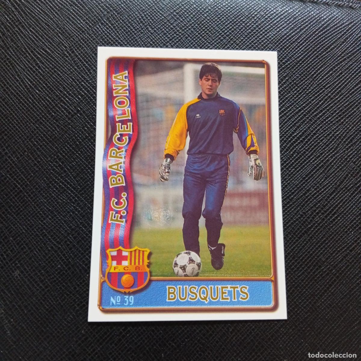 Cromos de F&uacute;tbol: 39 BUSQUETS BARCELONA MUNDICROMO 1996 1997 CROMO FUTBOL LIGA 96 97 - A207 PG79