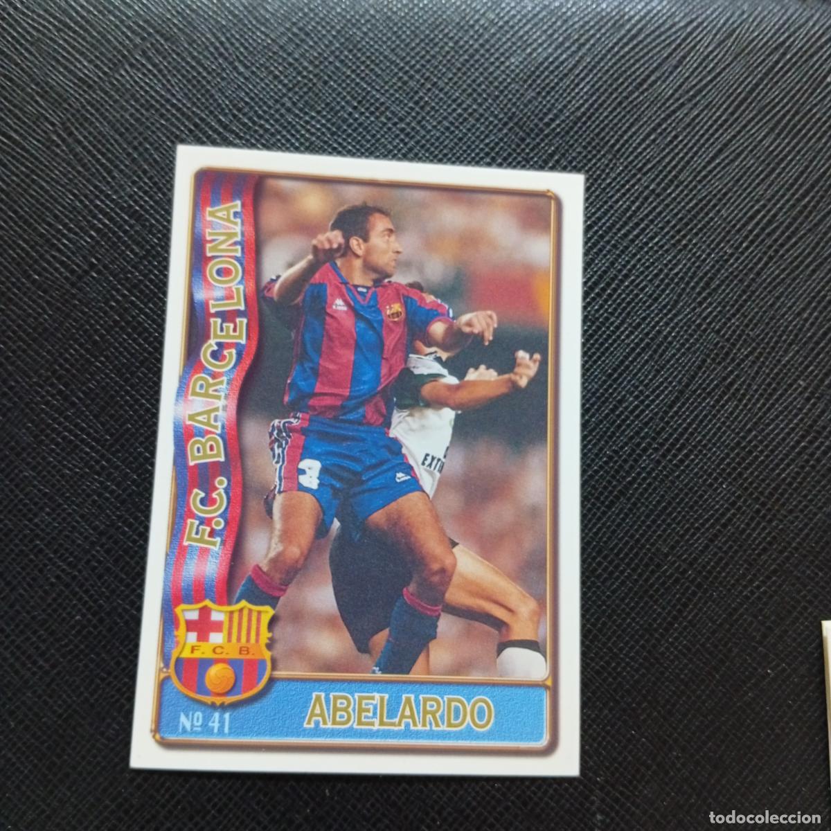 Cromos de F&uacute;tbol: 41 ABELARDO BARCELONA MUNDICROMO 1996 1997 CROMO FUTBOL LIGA 96 97 - A207 PG79