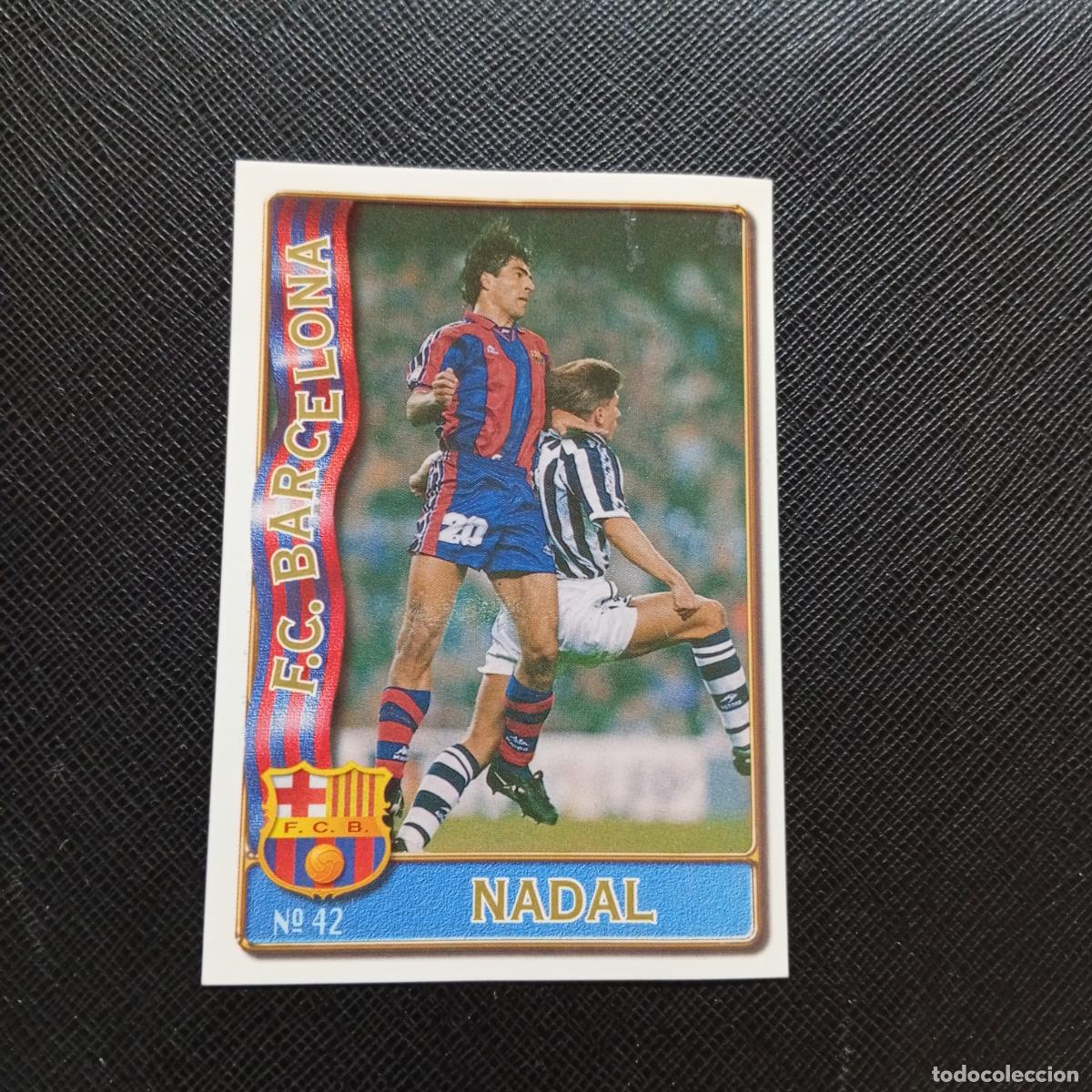 Cromos de F&uacute;tbol: 42 NADAL BARCELONA MUNDICROMO 1996 1997 CROMO FUTBOL LIGA 96 97 - A207 PG79