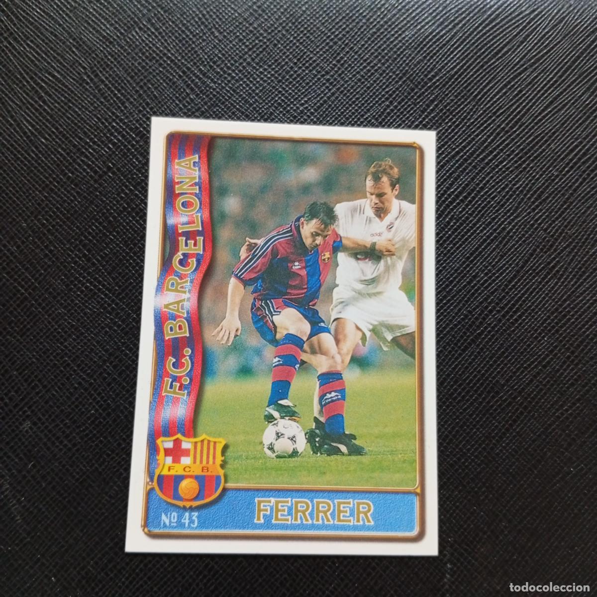 Cromos de F&uacute;tbol: 43 FERRER BARCELONA MUNDICROMO 1996 1997 CROMO FUTBOL LIGA 96 97 - A207 PG87