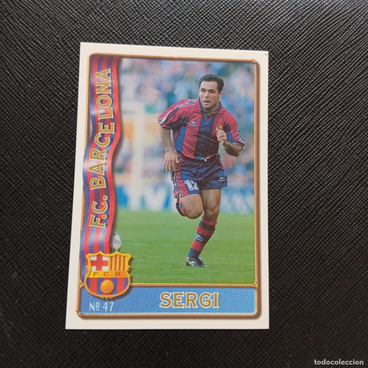 Cromos de F&uacute;tbol: 47 SERGI BARCELONA MUNDICROMO 1996 1997 CROMO FUTBOL LIGA 96 97 - A207 PG87
